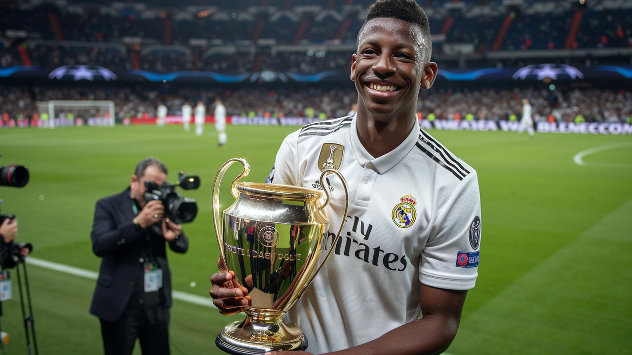 Vinicius Jr. Matches Messi's Record in UCL Win, Boosts Ballon d’Or Hopes